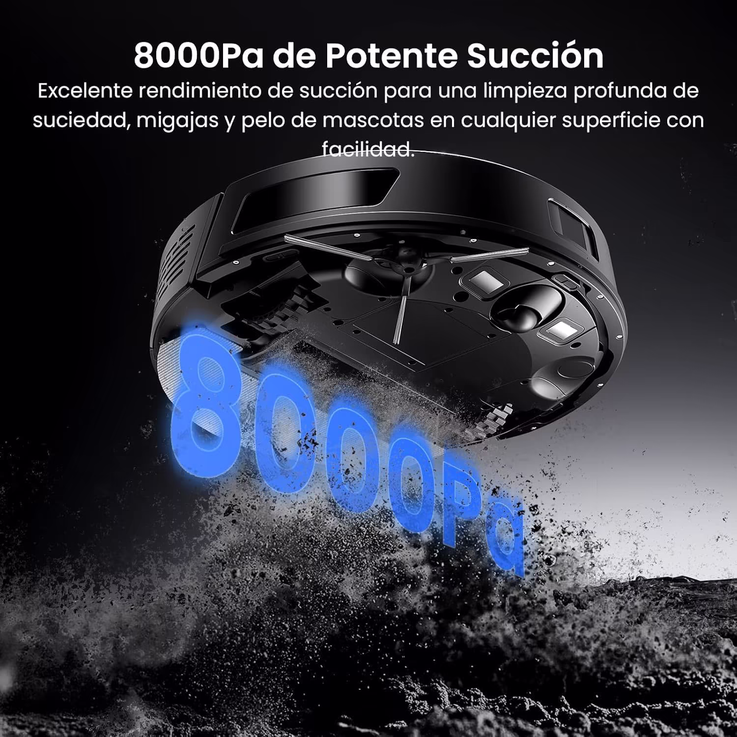 Proscenic 850T — LiDAR robot vacuum with mapping and mopping function — 4/9