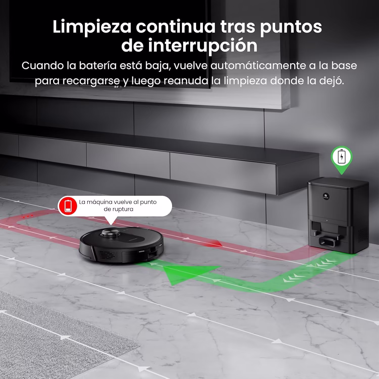 Proscenic 850T — LiDAR robot vacuum with mapping and mopping function — 9/9