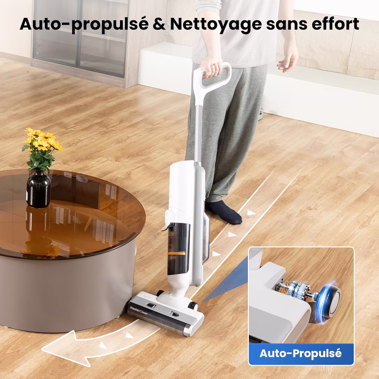 Proscenic F10 Pro — aspirateur laveur 3-en-1 avec auto-nettoyage — 6/7