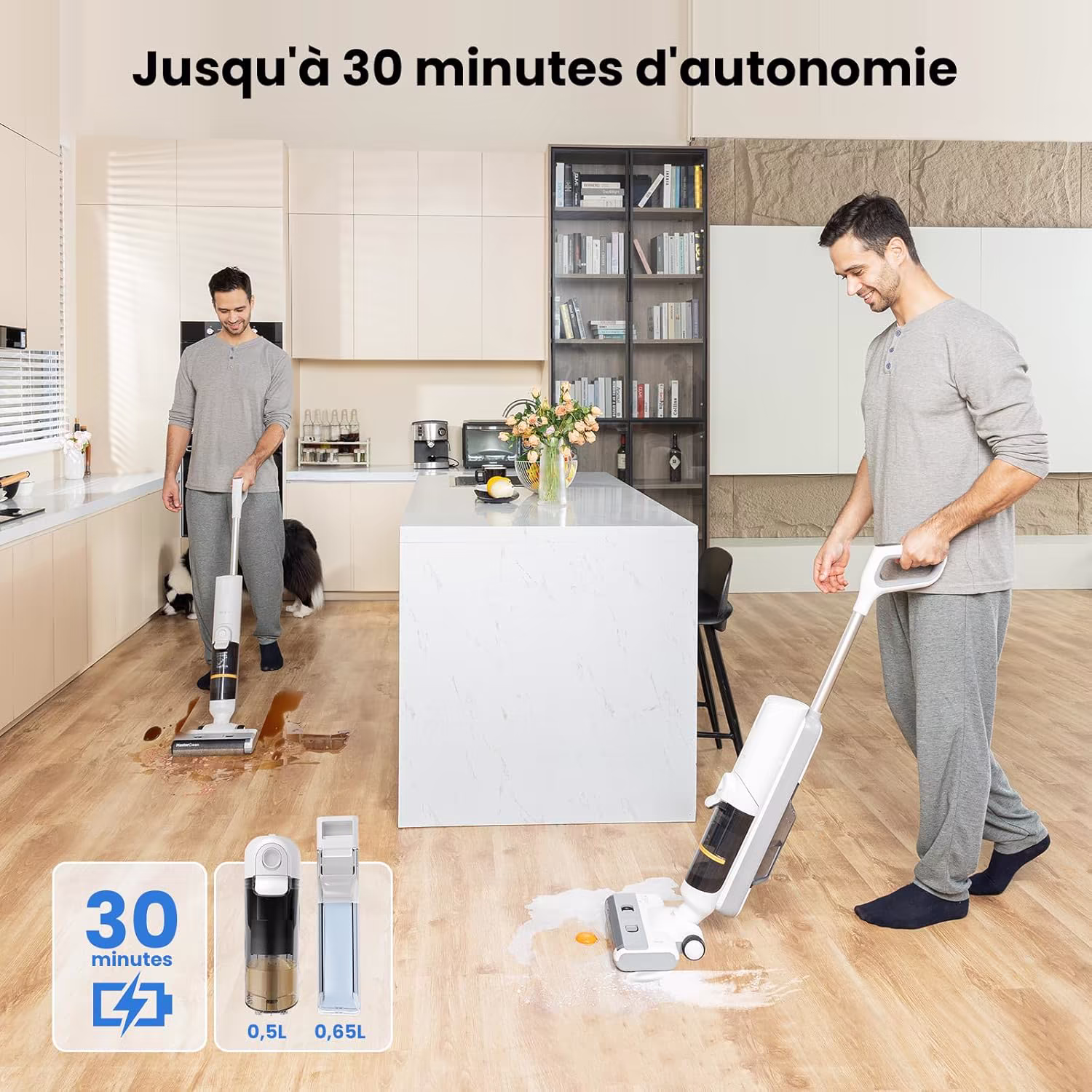Proscenic F10 Pro — aspirateur laveur 3-en-1 avec auto-nettoyage — 7/7