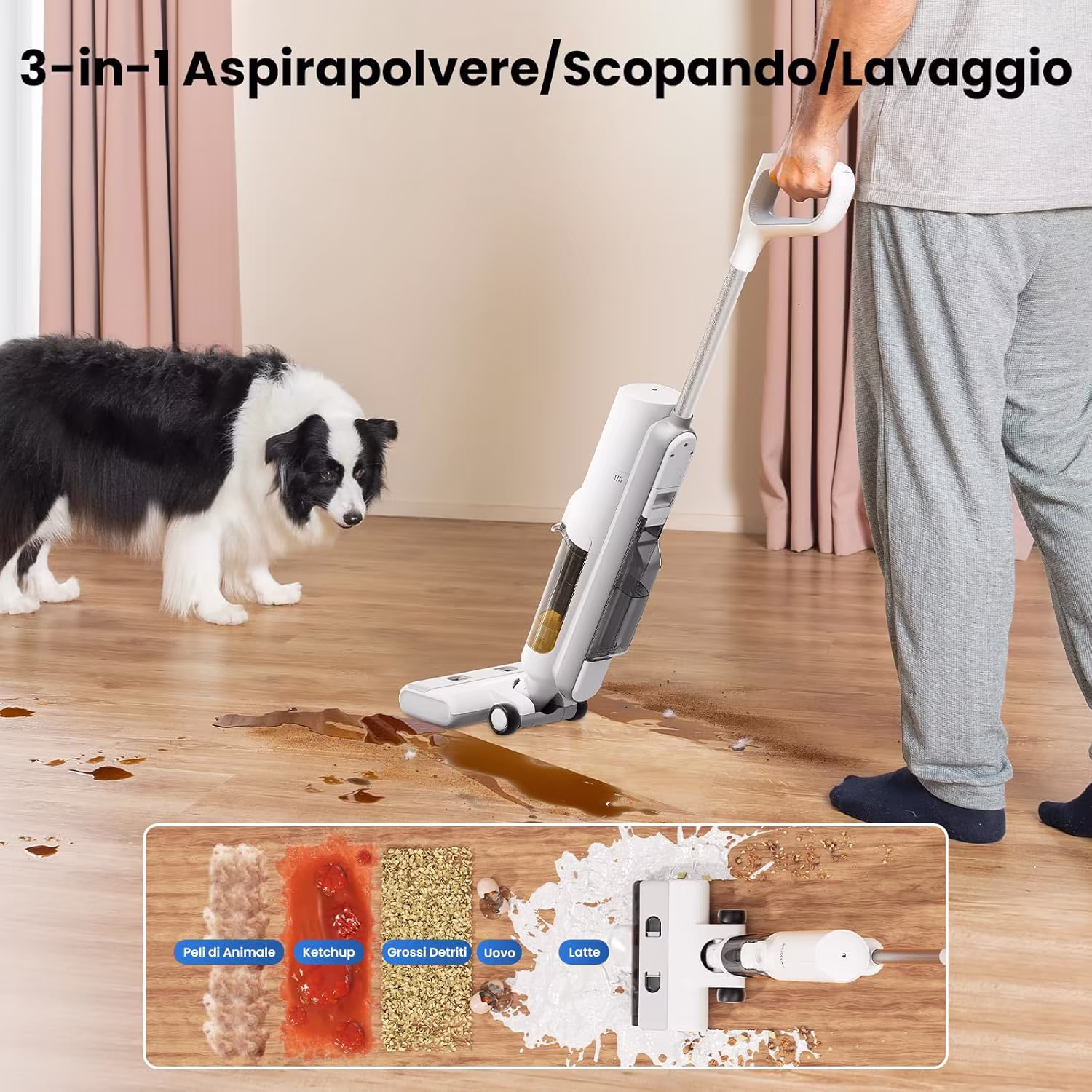 Proscenic F10 Pro — lavapavimenti 3-in-1 con autopulizia — 2/8