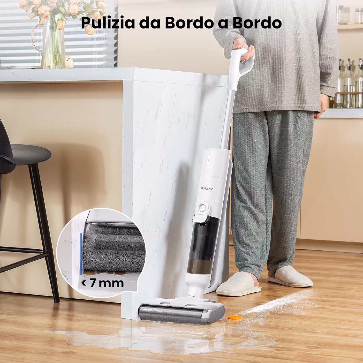 Proscenic F10 Pro — lavapavimenti 3-in-1 con autopulizia — 5/8