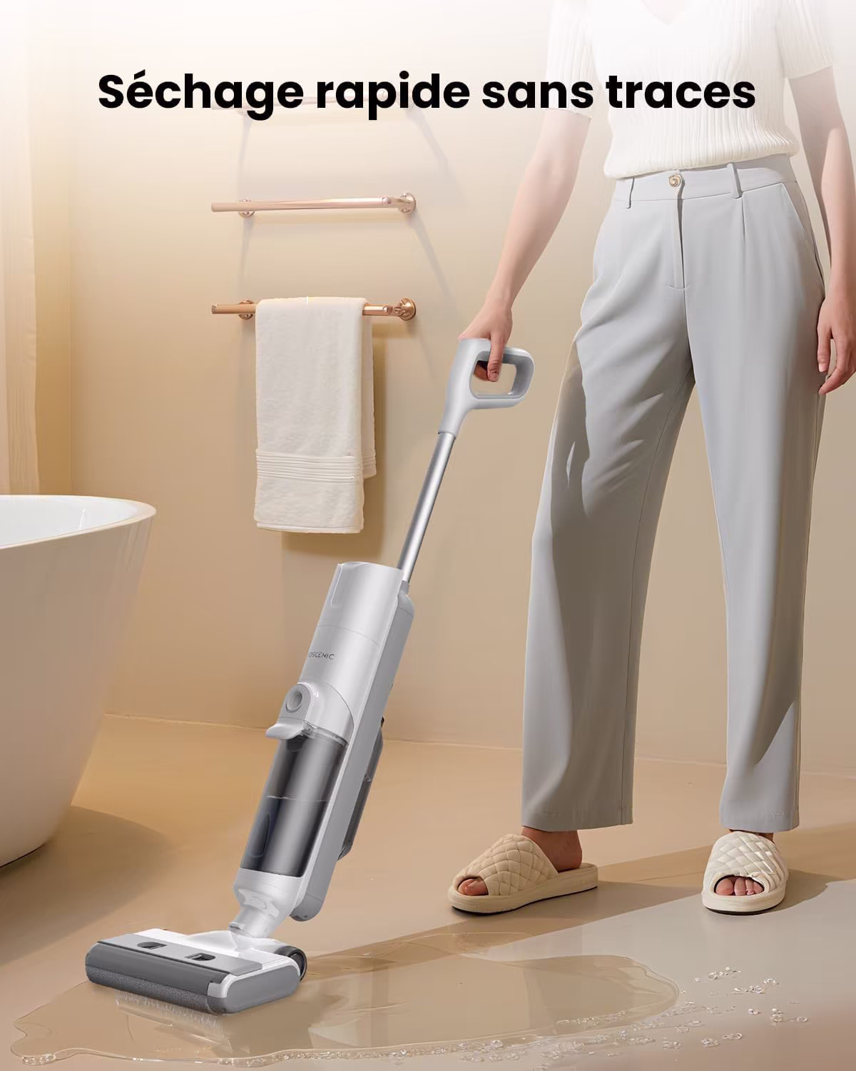 Proscenic F10 Ultra — aspirateur laveur premium 18 000 Pa avec capteur intelligent — 9/9