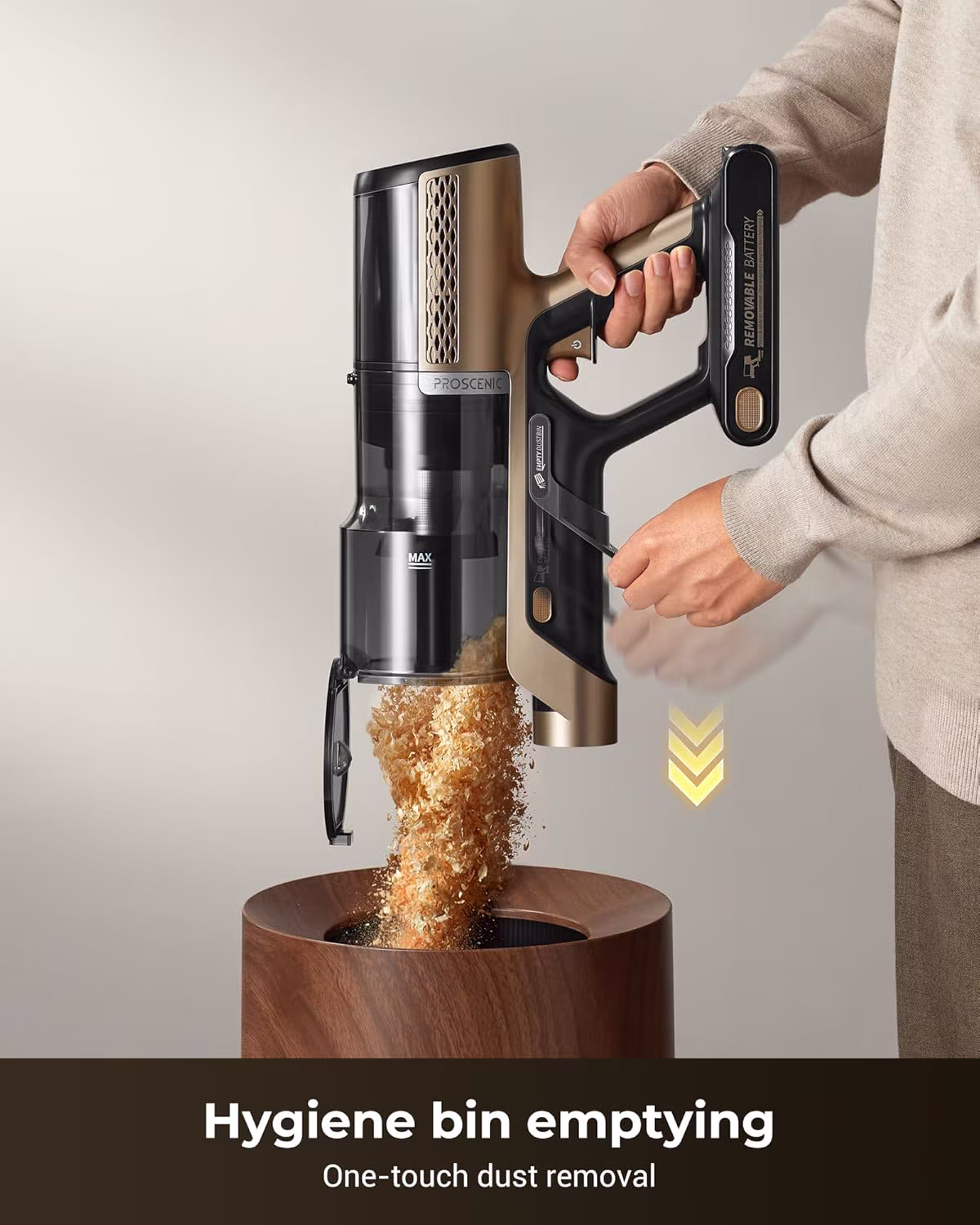 Proscenic P20 — most powerful 70 kPa cordless vacuum with green laser — 10/11