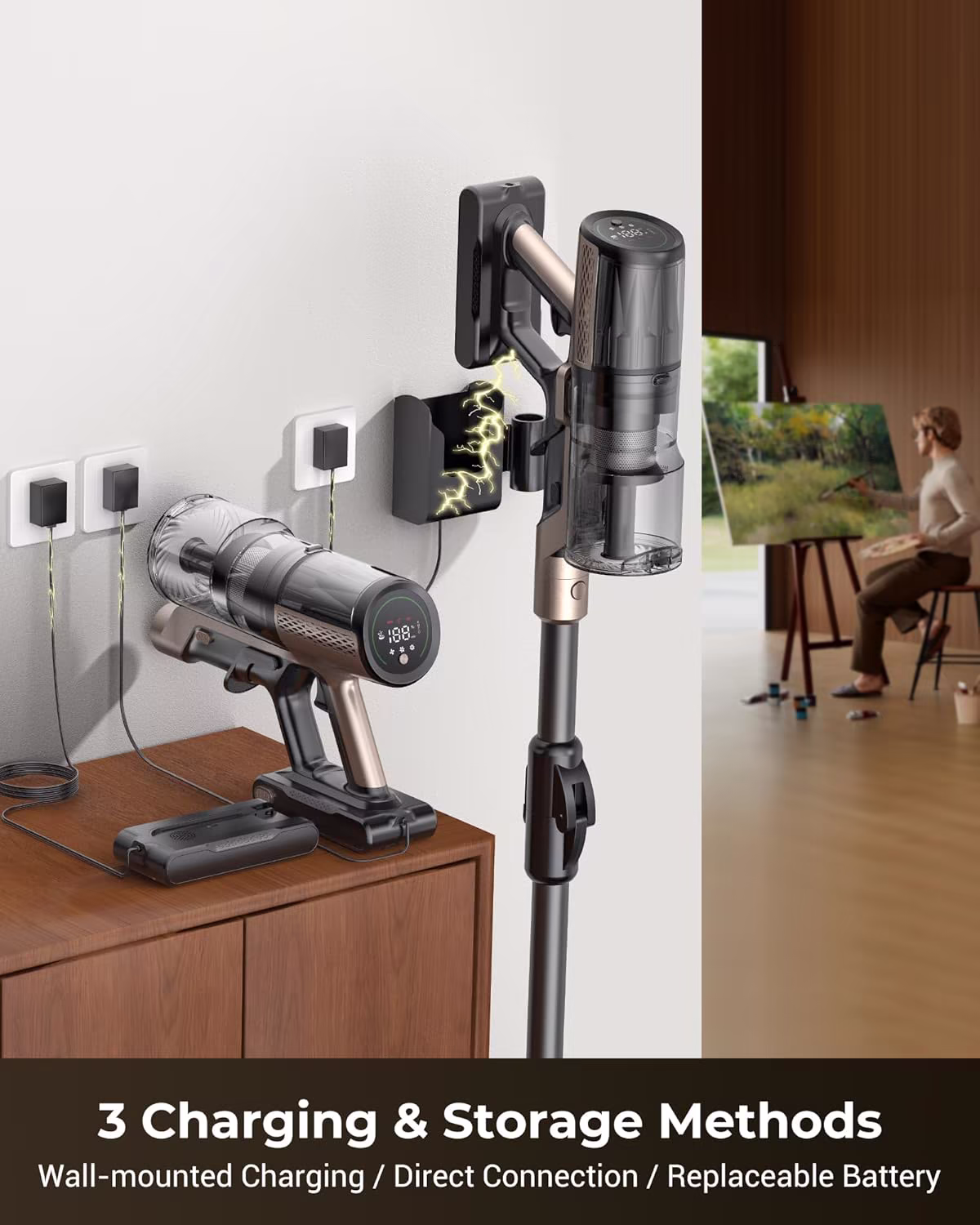 Proscenic P20 — most powerful 70 kPa cordless vacuum with green laser — 9/11