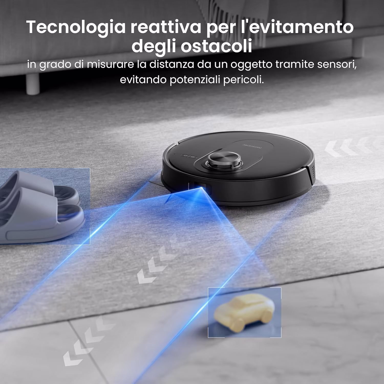 Proscenic Q8 Max — robot aspirapolvere LiDAR 8000 Pa con base autosvuotamento 3 L — 2/10